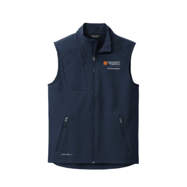 Eddie Bauer Men's Stretch Navy Soft Shell Vest