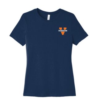 Bella + Canvas Women's Relaxed Fit Navy T-shirt